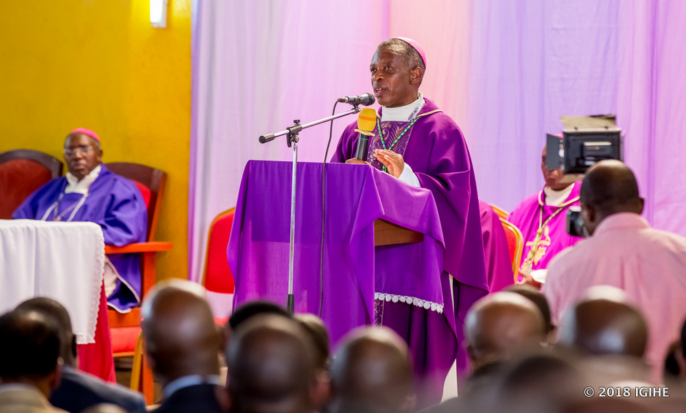 Bishop Halorimana eulogized Bimenyimana as a hero