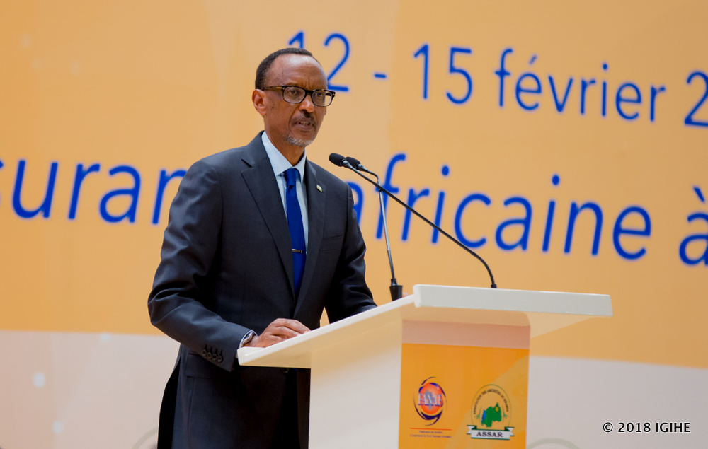 Kagame speaks at Federation of African National Insurance Companies (FANAF) general assembly