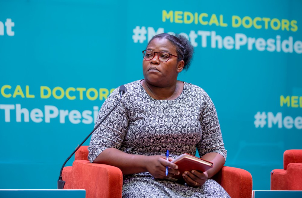 Dr. Violette Akingeneye, the director-general of Kibuye Referral Hospital