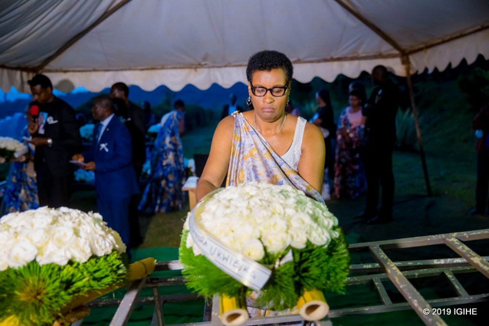 The Speaker of the Chamber of Deputies, Donatille Mukabalisa