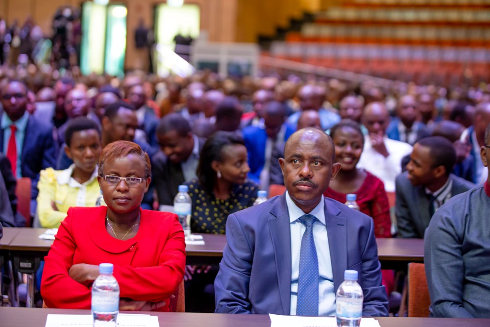 Dr Mutimura Eugene, the Minister of education was present in the event