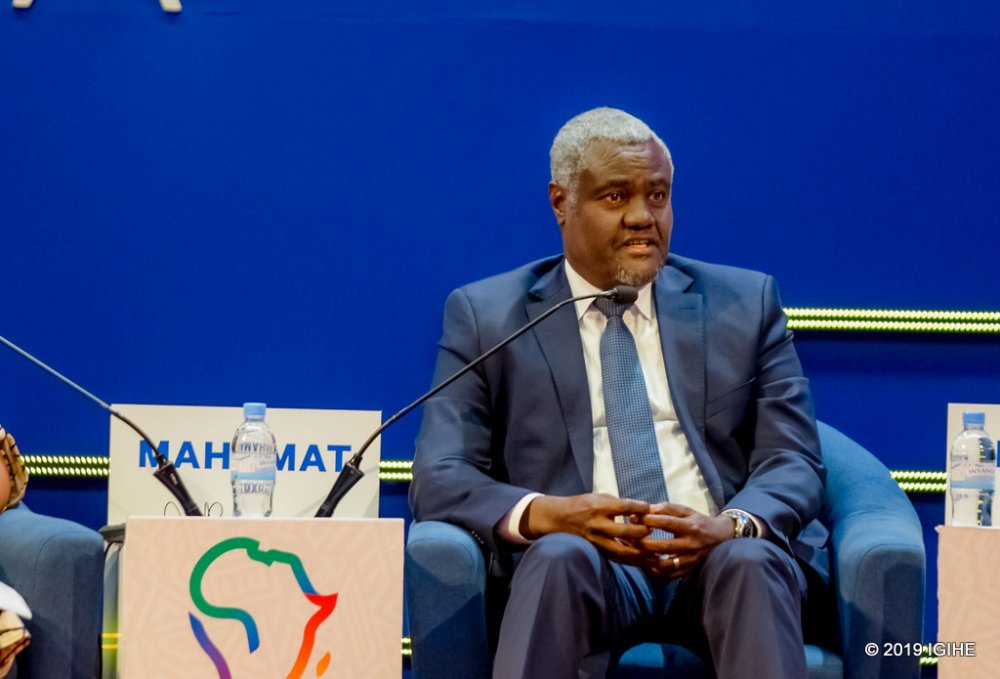 Moussa Faki Mahamat, the Chairperson of the African Union Commission 