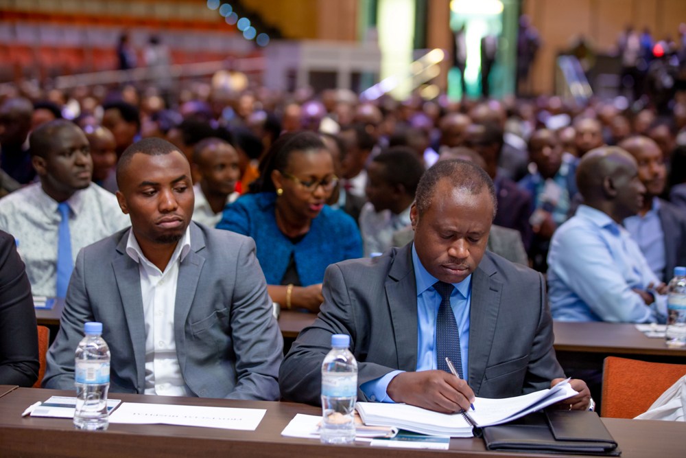 The Minister of Finance and Economic Planning, Dr. Uzziel Ndagijimana, was in the event