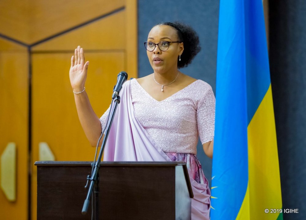 Aurore Mimosa Munyangaju the new Minister of Sports