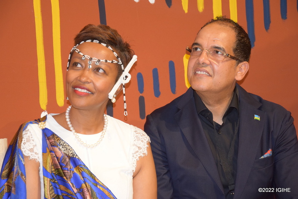 Amb. Igor and his wife touring different pavilions at the exhibition in Italy. 