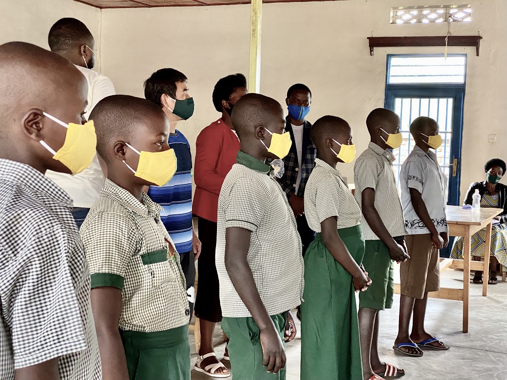 Children are among beneficiaries.  