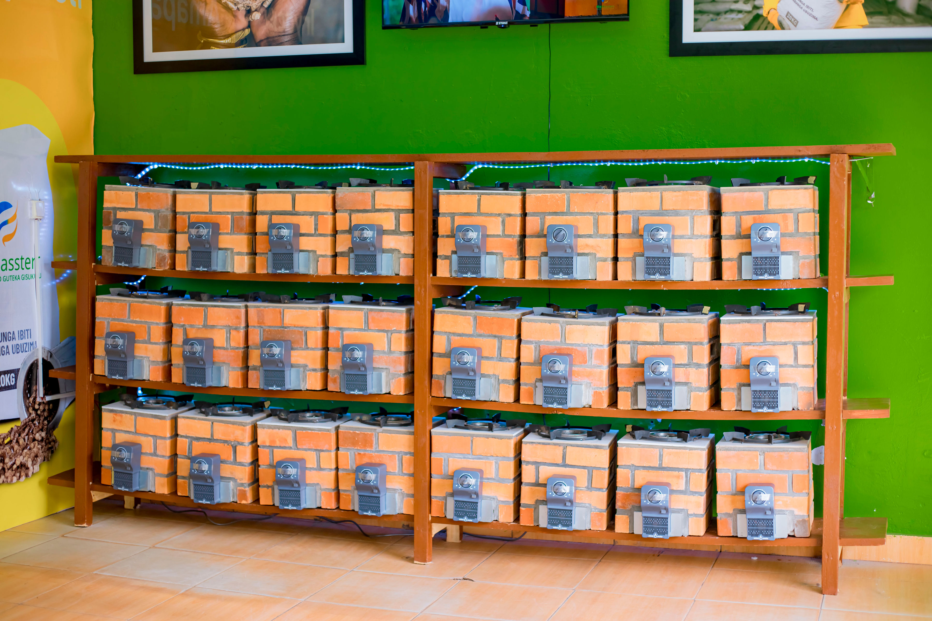 The new Gisenyi branch is stocked with a wide range of BioMassters stoves.