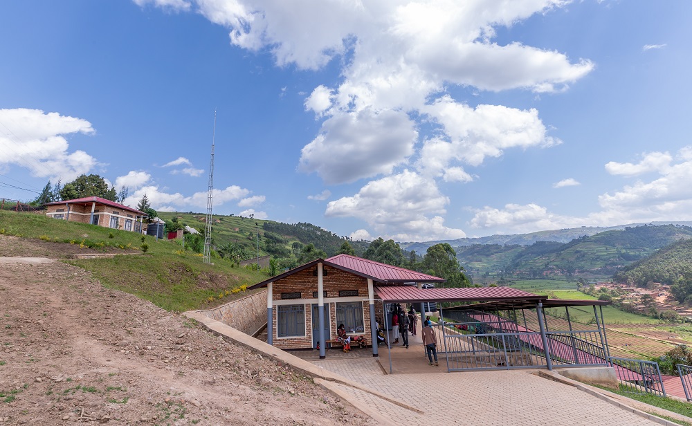 A health post built by RDF in Gicumbi district.