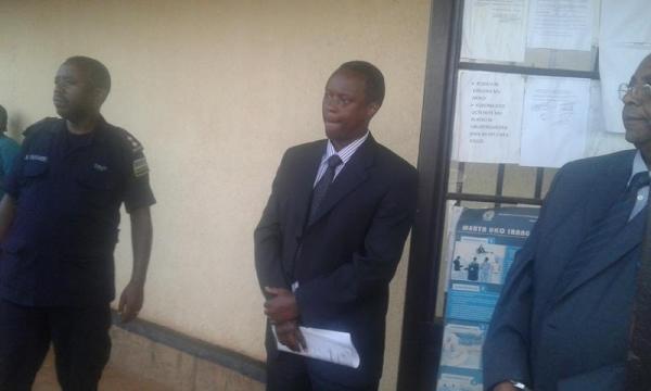  Jean Baptiste Mugimba and Jean Claude Iyamuremye in court yesterday 