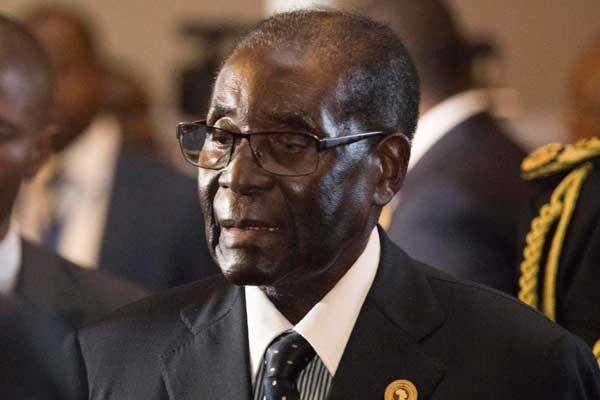 President of Zimbabwe Robert Mugabe at the African Union summit in Addis Ababa on January 30, 2017. He has said he will not retire.