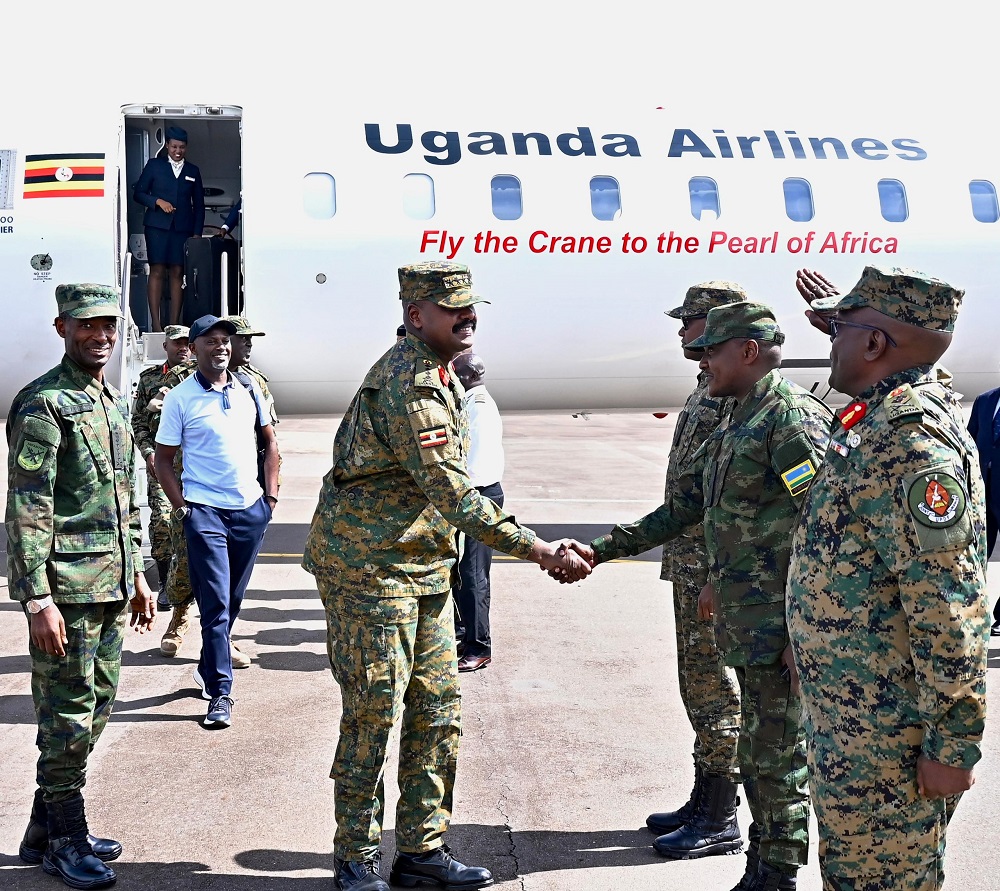 Gen Muhoozi began his official visit to Rwanda on March 20, 2025.