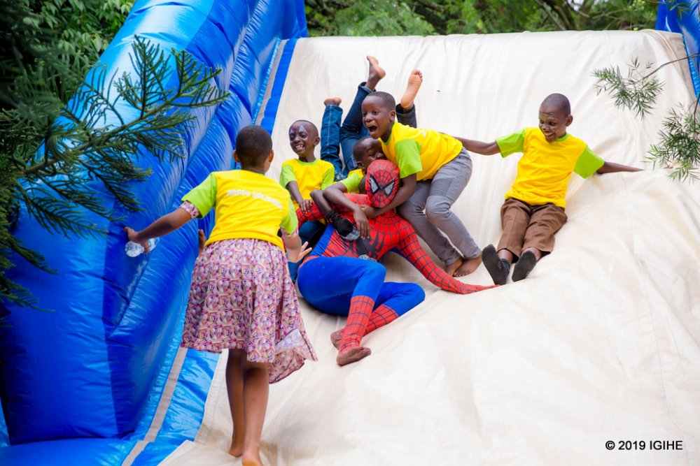 Children were given time to play different games and have fun with their friends.