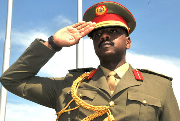 Maj Gen Muhoozi Kainerugaba