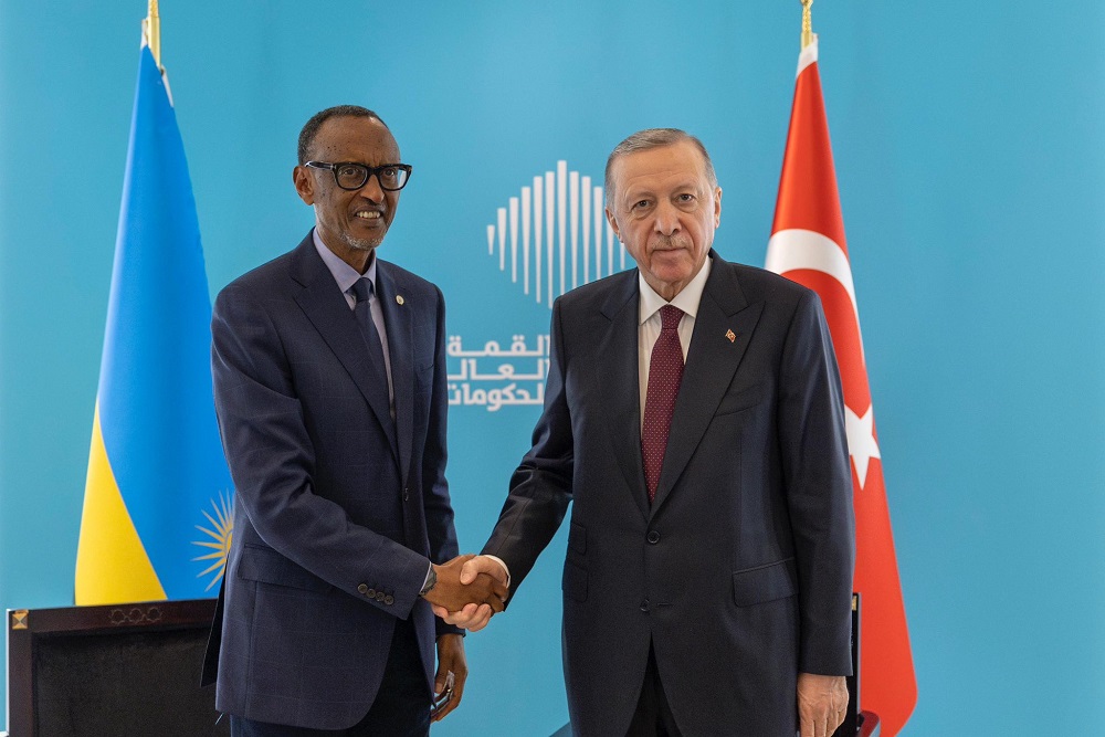 President Paul Kagame and his counterpart of Turkey, Erdoğan have discussed ways to further strengthen bilateral cooperation. 