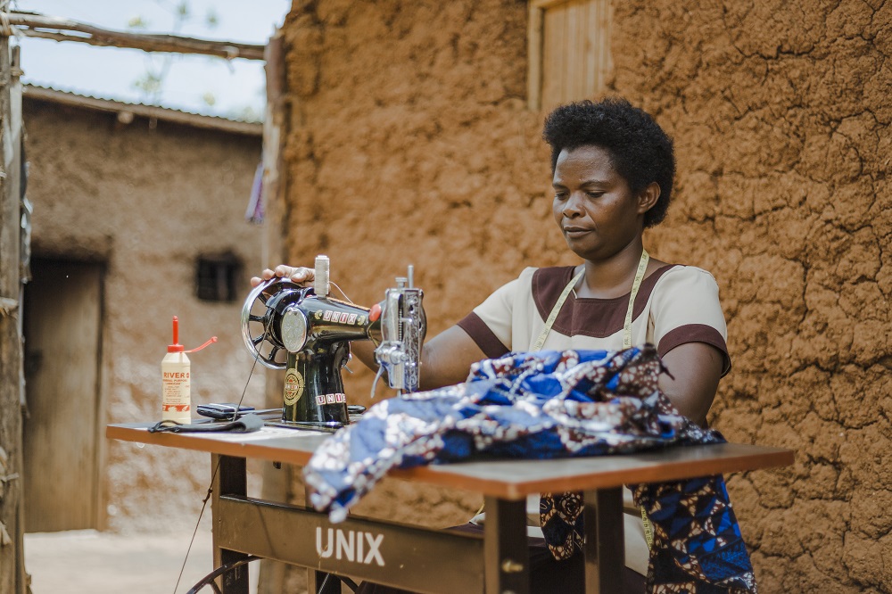 Mukandori affirms that her sewing skills will pave the way for a brighter future.
