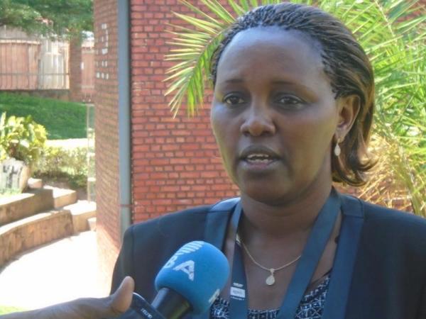 Immaculée Mukankubito , the coordinator of Never Again Rwanda