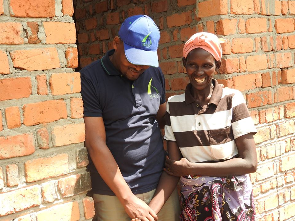 Murelangabo Imelda, one of the beneficiaries.