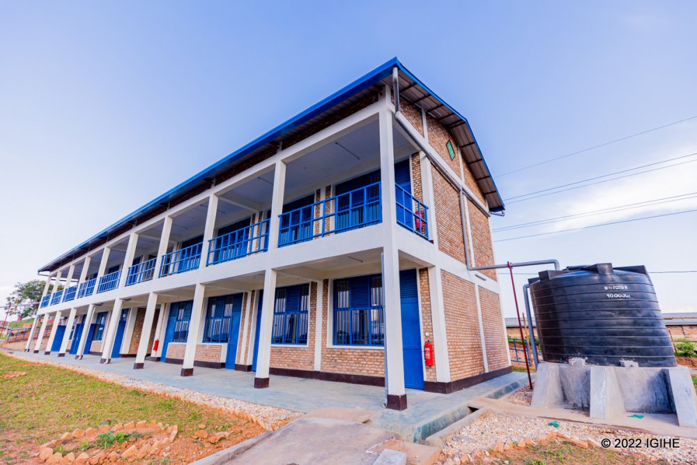 Some of multi-storey classrooms built in Nyamagabe District.