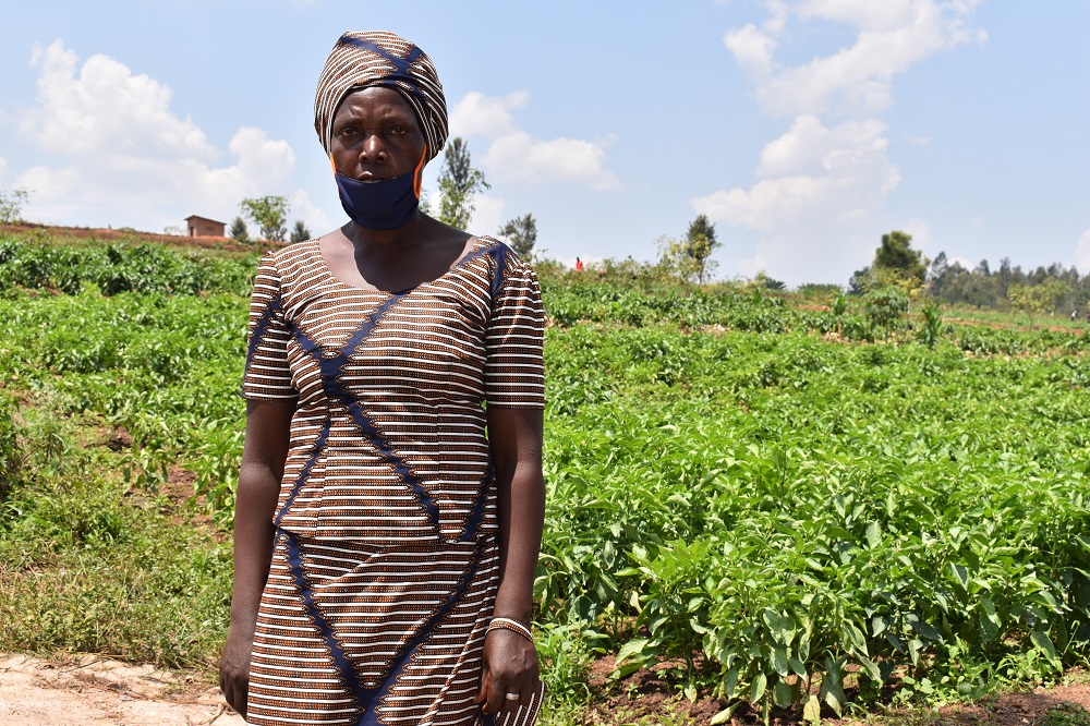 Musabyimana Peninah says DCF has helped them renovate their farms