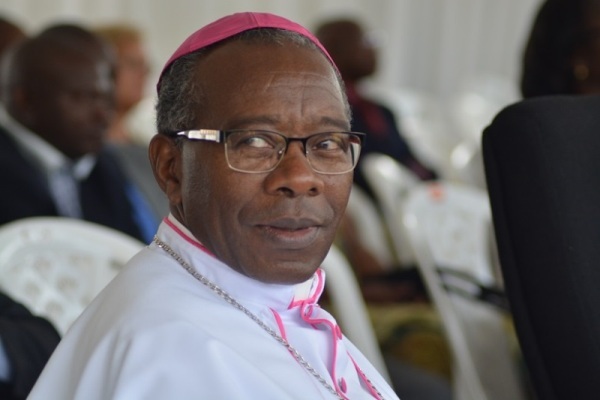 The Bishop of Cyangugu diocese, Jean Damascène Bimenyimana