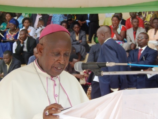 The Bishop of Byumba diocese Nzakamwita Servilien 
