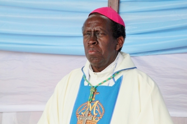 The Bishop of Kabgayi diocese, Smaragde Mbonyintege