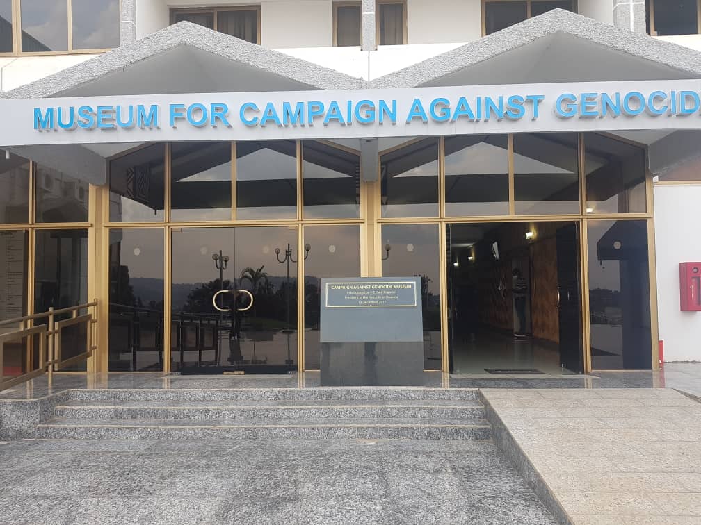Campaign Against Genocide Museum is located within Parliament building in Kigali.