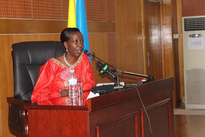 The Minister of Foreign Affairs, Louise Mushikiwabo