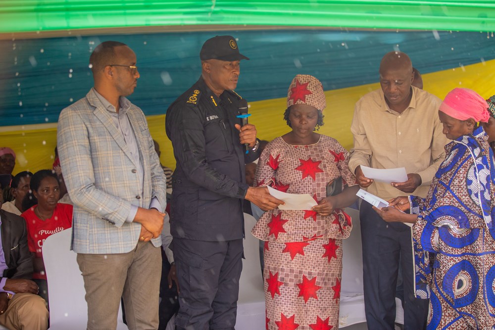 The donation was handed over to the mayor of Bugesera District. 