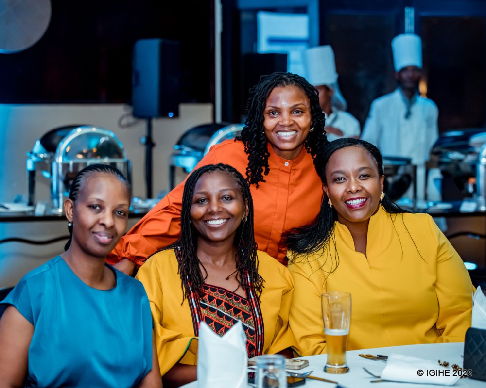 Clare Akamanzi, Chief Executive Officer of NBA Africa, was among attendees at the inauguration ceremony of the President of Rotary Club Kigali Seniors.