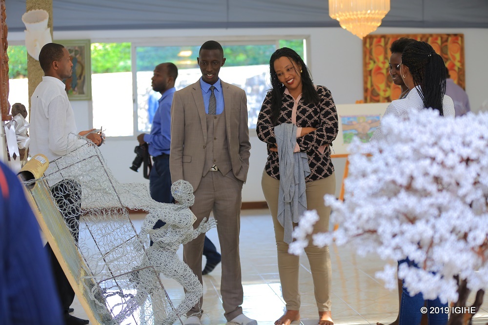 These works of Art include works from nine artistes and other youth selected by the National Unity and Reconciliation Commission (NURC)
