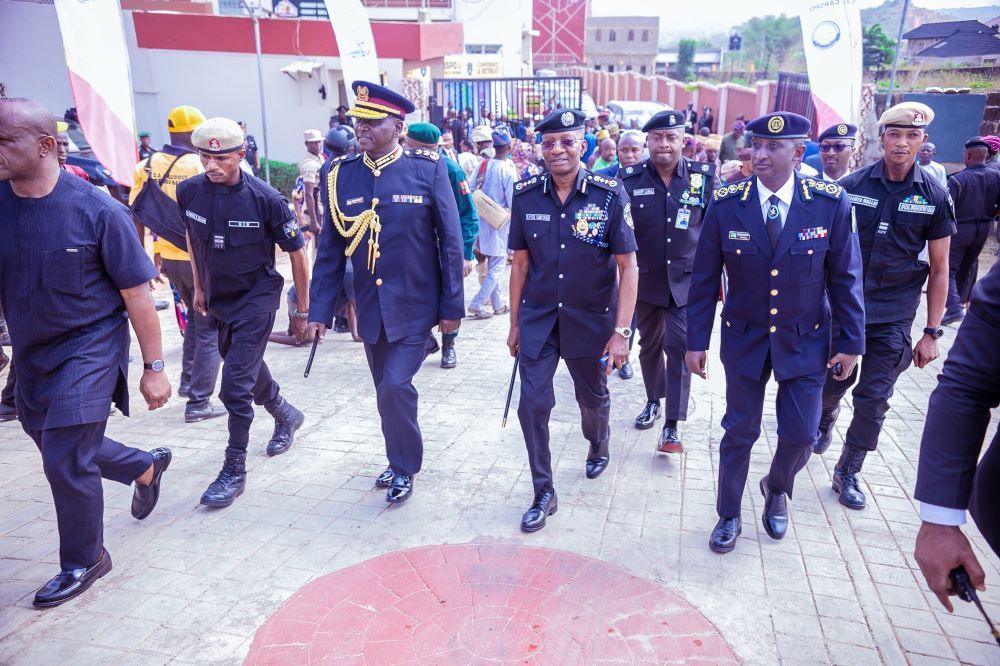 The Inspector General of Police (IGP), CG Felix Namuhoranye is in Nigeria for an official visit, at an invitation of his counterpart of Nigeria Police Force, IGP Kayode Egbetokun.