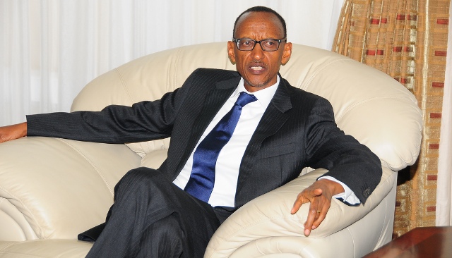 President Kagame speaking to President Sirleaf at Opening of 19th Ordinary Session of the AU Summit in Addis Ababa, 15 July 2012