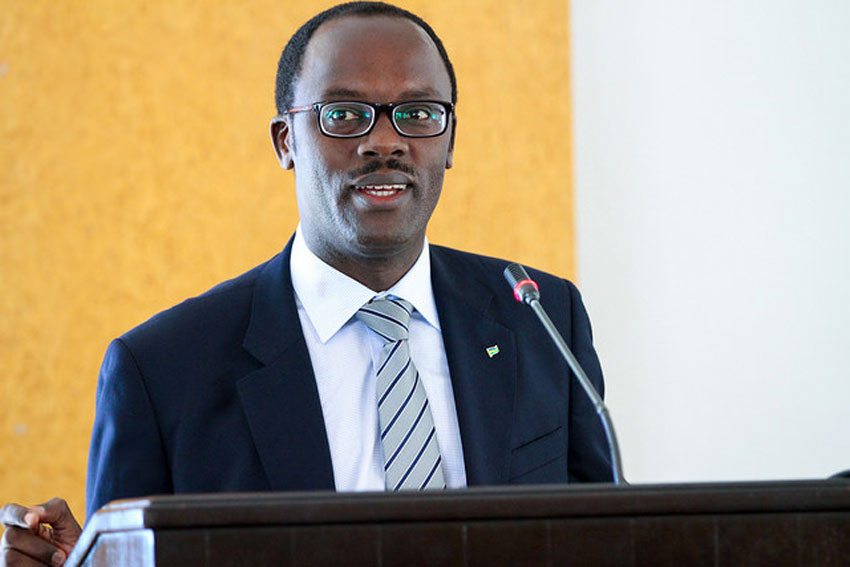 The executive secretary of NURC, Fidèle Ndayisaba