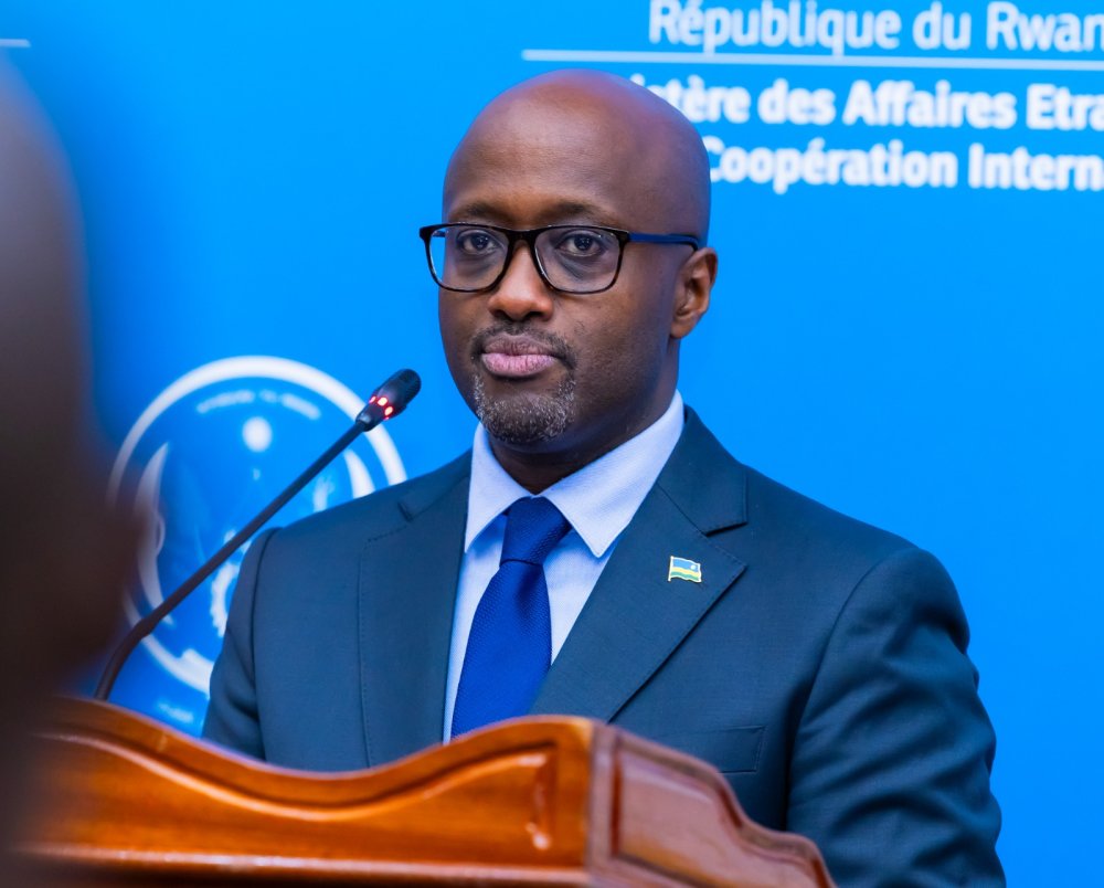 Minister of Foreign Affairs and International Cooperation, Olivier Nduhungirehe.