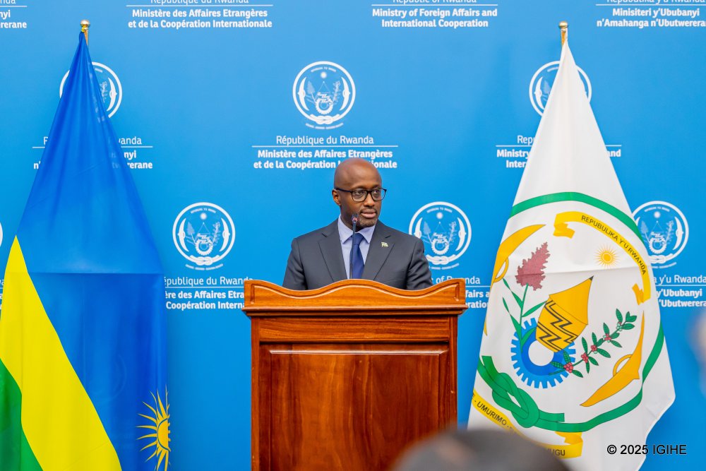 Minister Nduhungirehe said that, under the Washington Agreement, dismantling the FDLR is a prerequisite for Rwanda to lift its defensive measures.