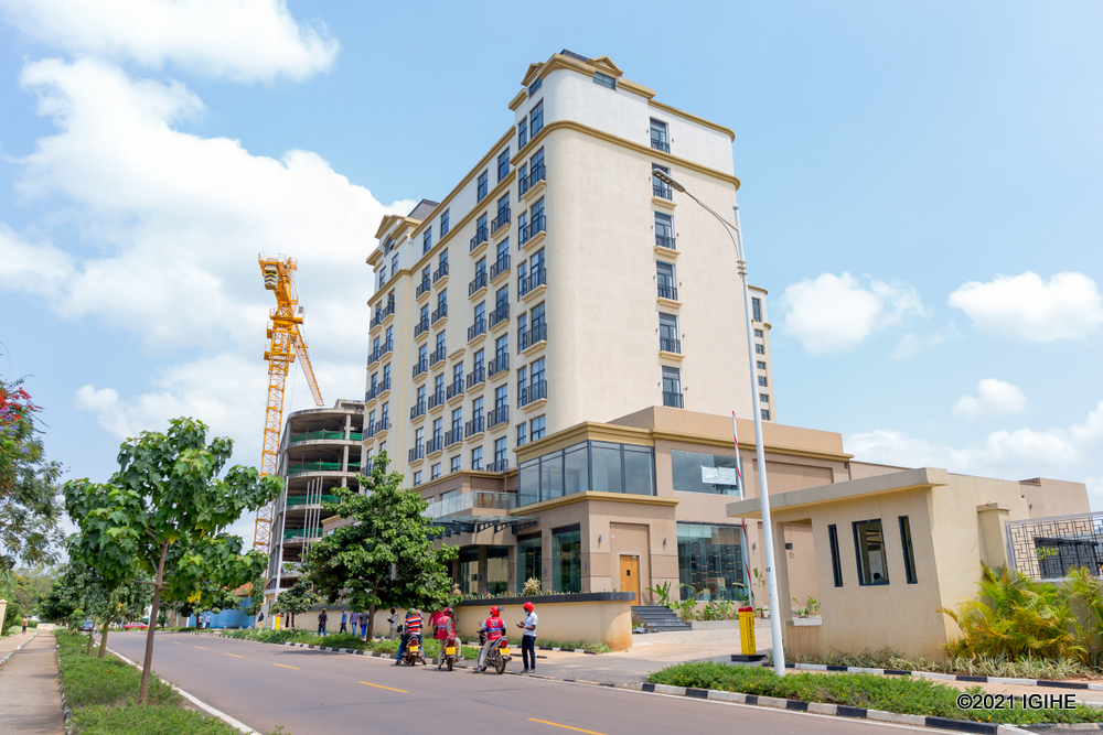 Construction of the hotel has reached final phases.