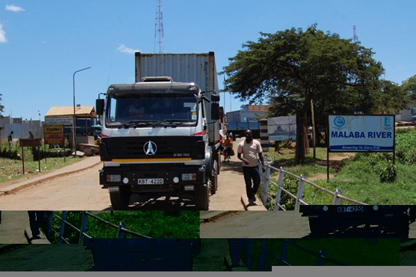 Illegal. Kenyan border point at Malaba where some of the Ugandan girls trafficked to the Middle East pass through.