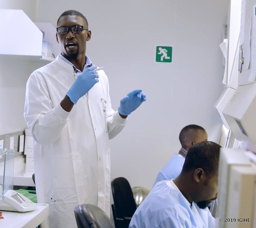 Ngabonziza Semuto Jean Claude, the leader of the team of researchers responsible of this discovery