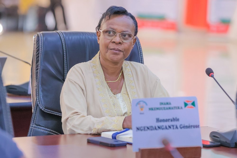 Générose Ngendanganya was elected as First Vice President of the Senate.