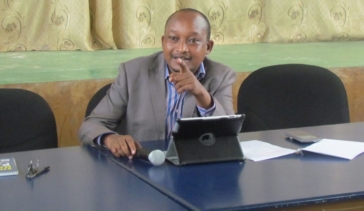 The executive secretary of Gakenke district, James Kansiime