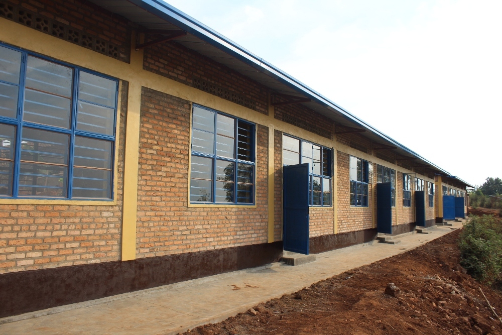 The classrooms built under the auspices of World Bank and the Government of Rwanda were completed at a cost of about Rwf1 billion.