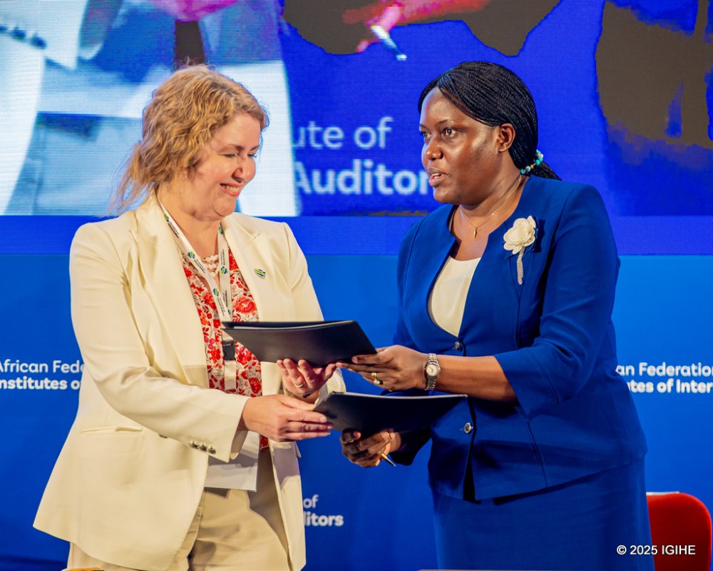 During AFIIA 2025, a partnership agreement was signed between the Global and African Chief Internal Auditors to strengthen collaboration in promoting the profession both in Africa and internationally.    