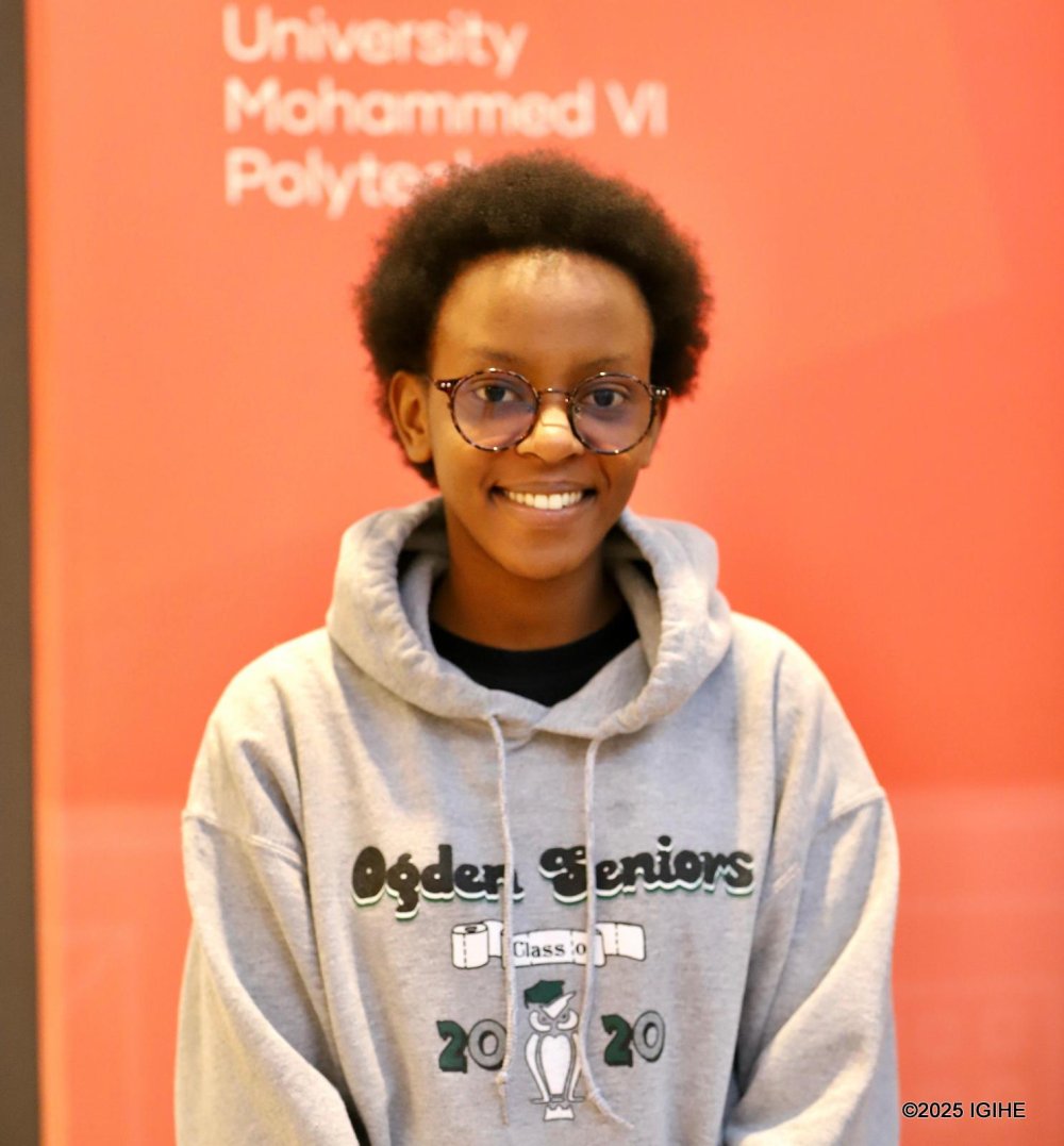 Nicole Niyonsaba, a third-year medical student in a six-year program, noted that the academic environment at Mohammed VI Polytechnic University has allowed her to thrive.