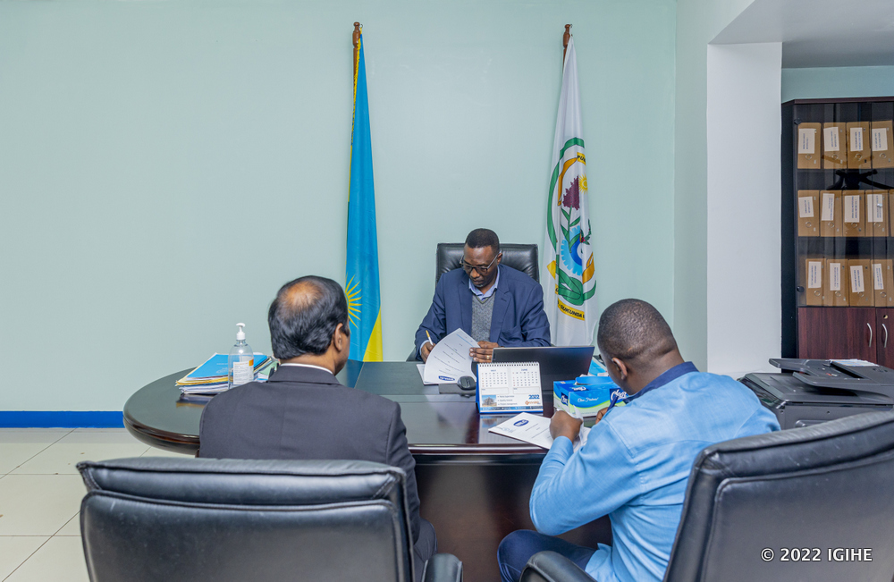 The ceremony took place at NIRDA headquarters.  