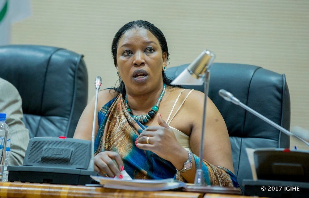 Nirere handed over office to former Vice President of the Commission Silas Sinyigaya, after serving her term.