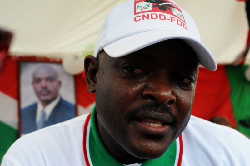 Violence erupted in Burundi when President Pierre Nkurunziza (pictured) decided to run for a third term in office in April 2015, resulting in at least 300,000 people fleeing the country.