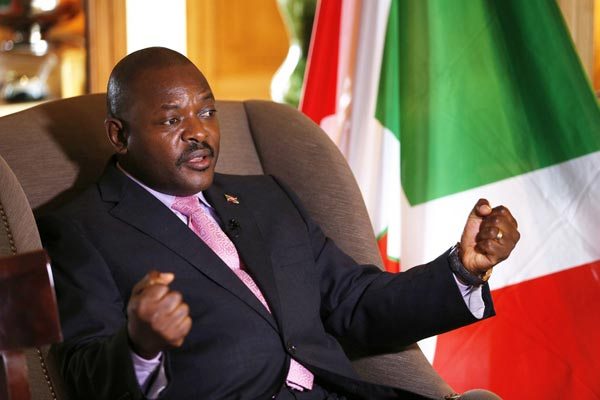 Burundian President Pierre Nkurunziza.