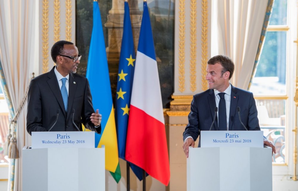 President Paul Kagame has held a video conference with President Emmanuel Macron of France