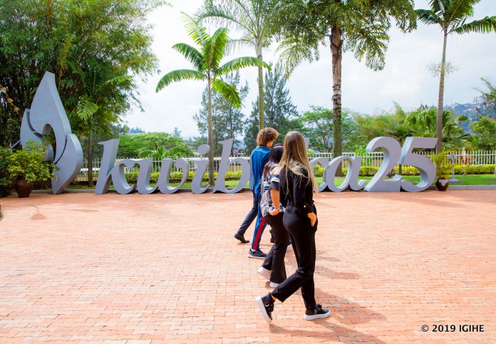 David visited to the Kigali Genocide Memorial where he paid respects to the victims of the 1994 Genocide against the Tutsi.